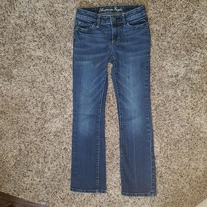 Girls AE boot cut Jean's